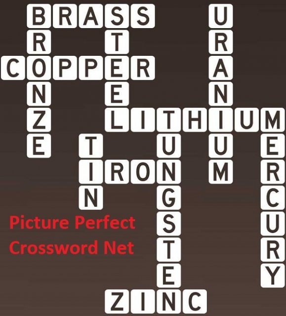 Metals Picture Perfect Crossword