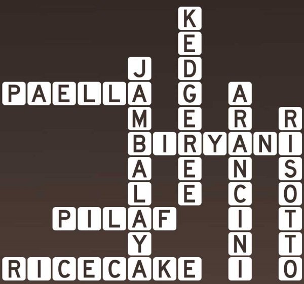 Rice Dishes Picture Perfect Crossword